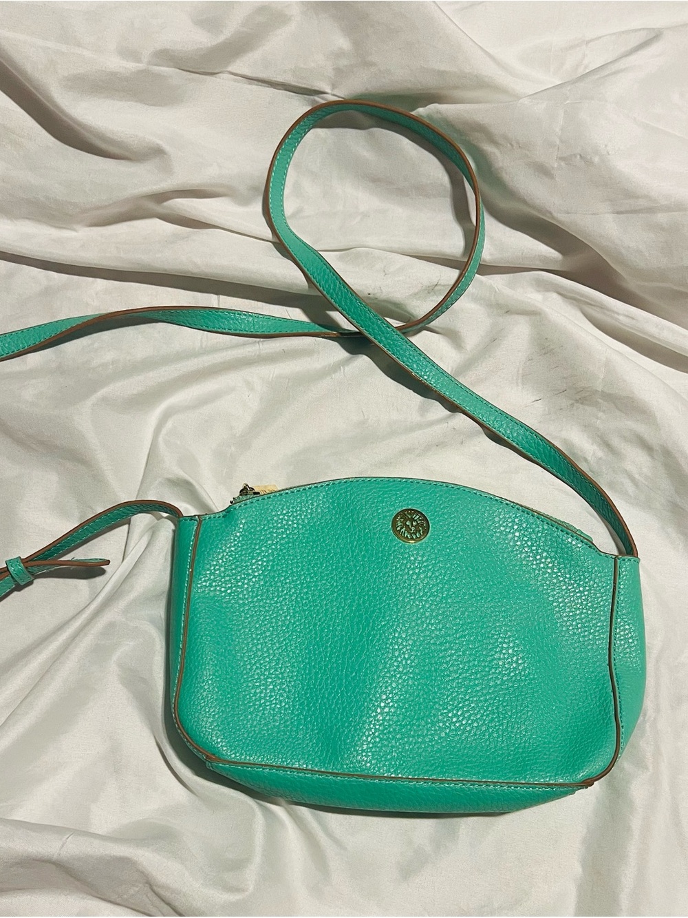 Anne Klein Teal Crossbody Bag – Stylish Everyday Shoulder Purse